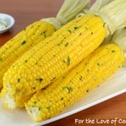 Oven Roasted Corn on the Cob with Garlic Butter