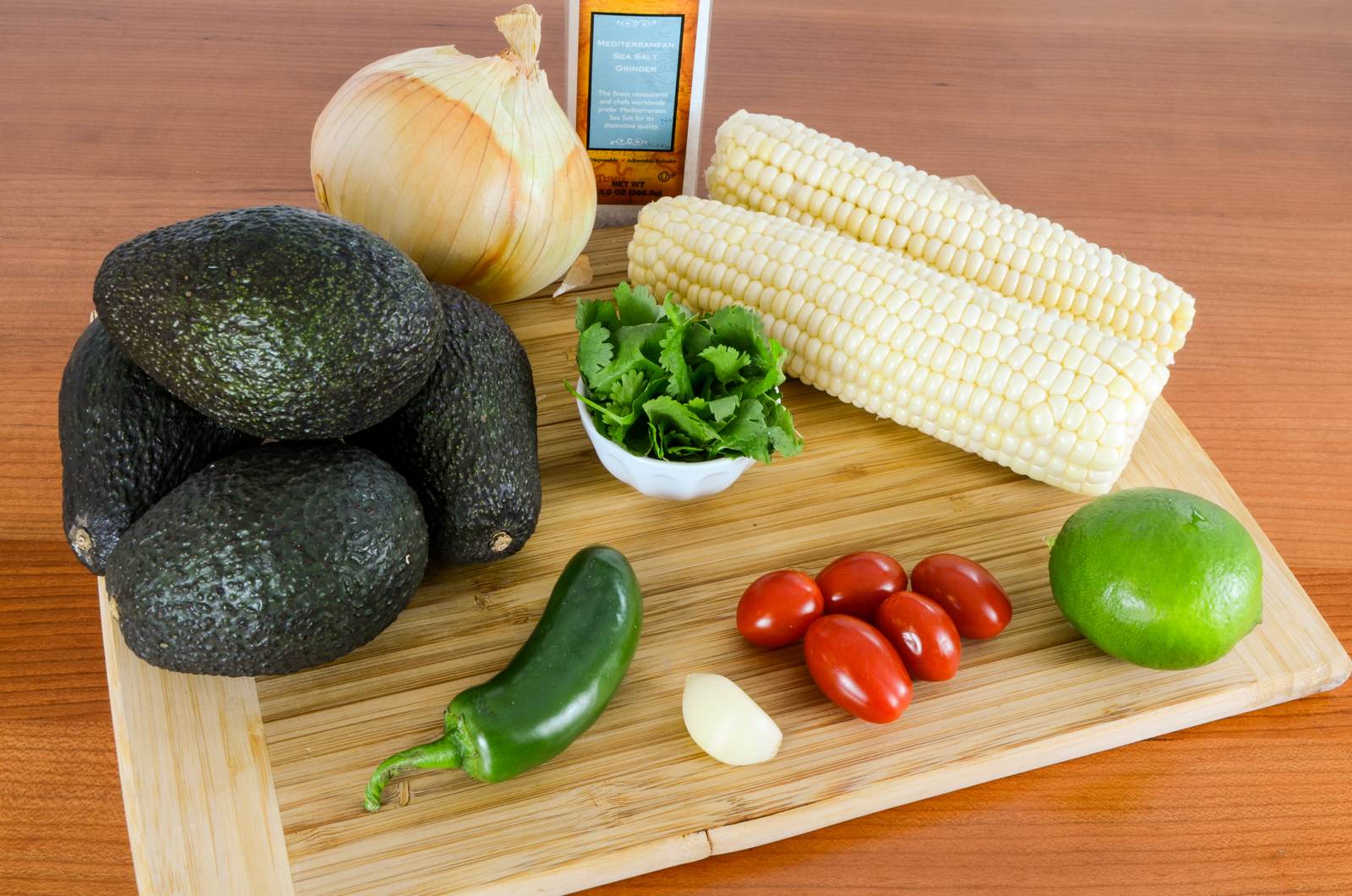 Grilled Corn Guacamole