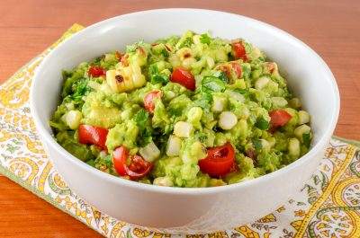 Grilled Corn Guacamole