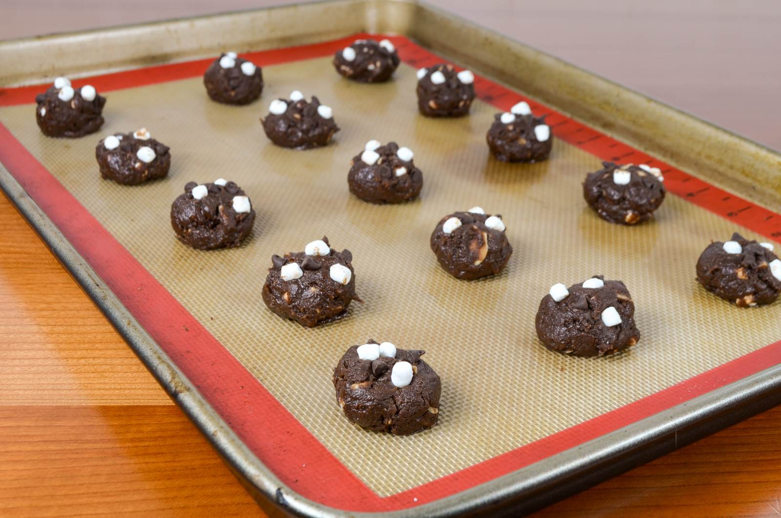 Mini Rocky Road Cookies