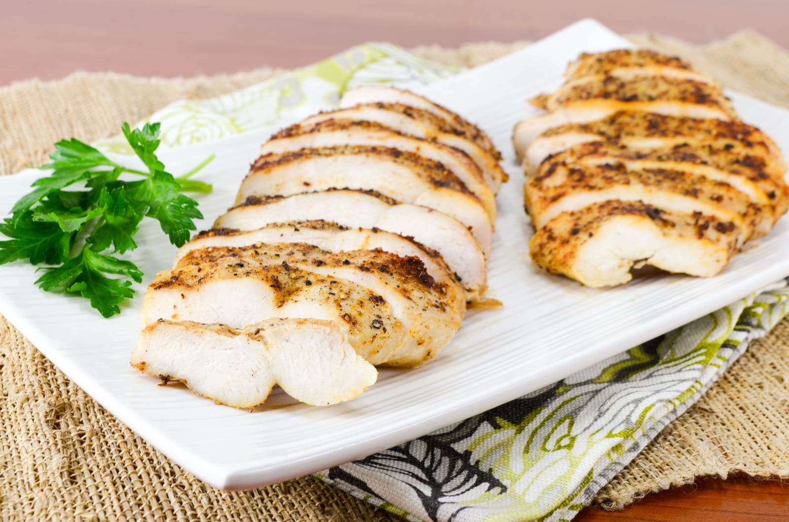 Brined and Baked Chicken Breasts