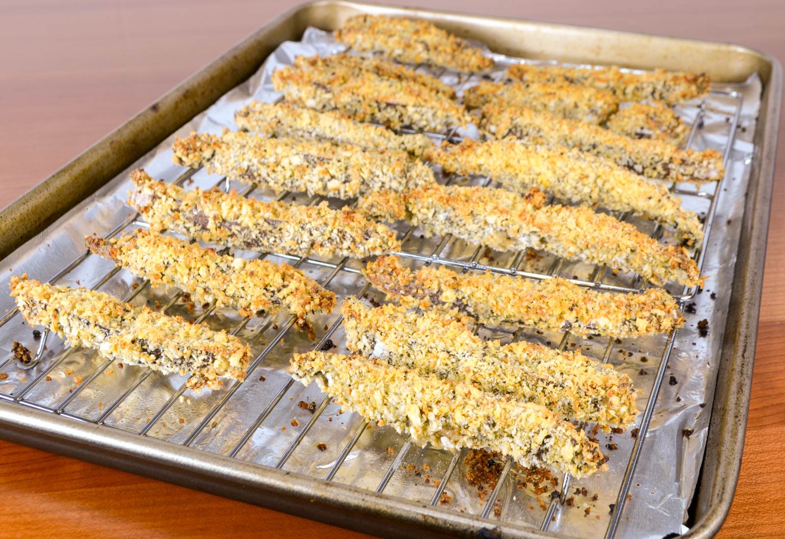 Baked Portobello Mushroom Fries