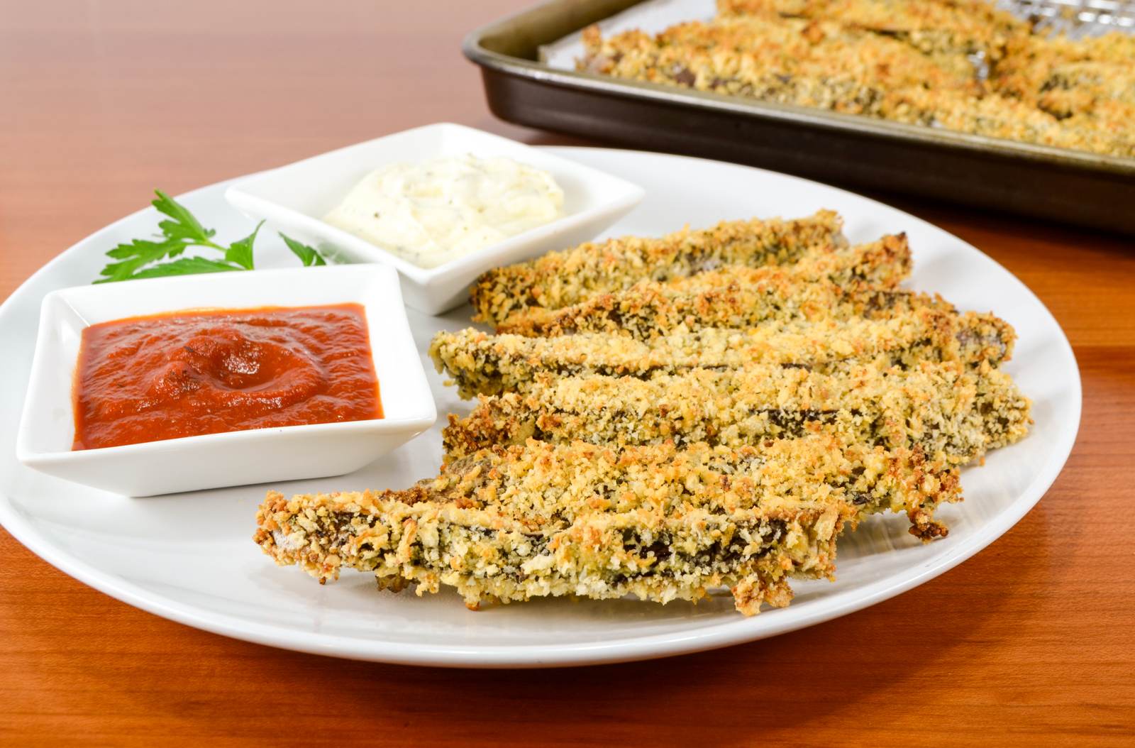 Baked Portobello Mushroom Fries