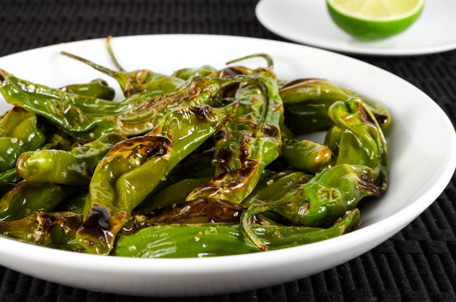 Sautéed Shishito Peppers with Himalayan Salt and Lime