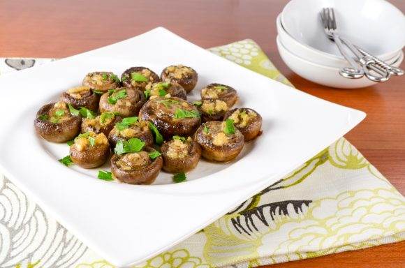 Garlic Butter Roasted Mushrooms