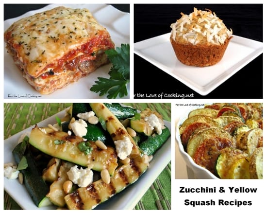 Zucchini and Yellow Squash - Recipe Round-Up