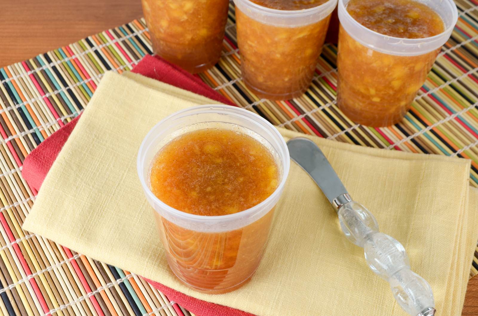 Cinnamon Peach Freezer Jam