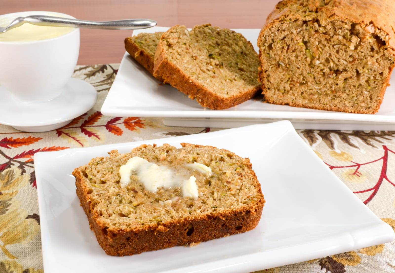 Toasted Coconut and Zucchini Bread