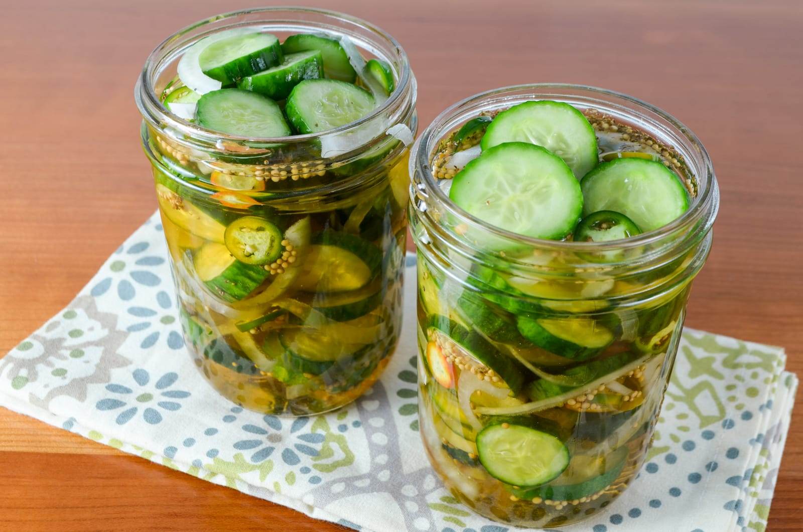 Spicy Bread and Butter Pickles