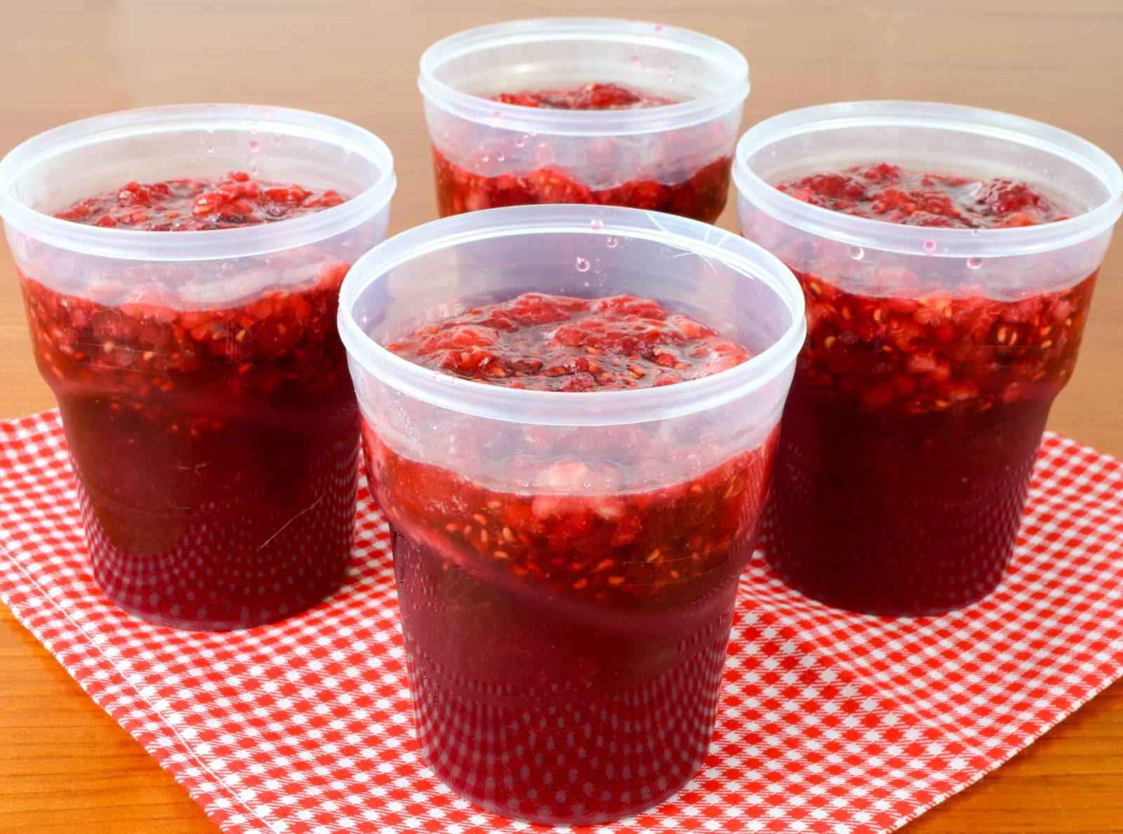 Raspberry Freezer Jam