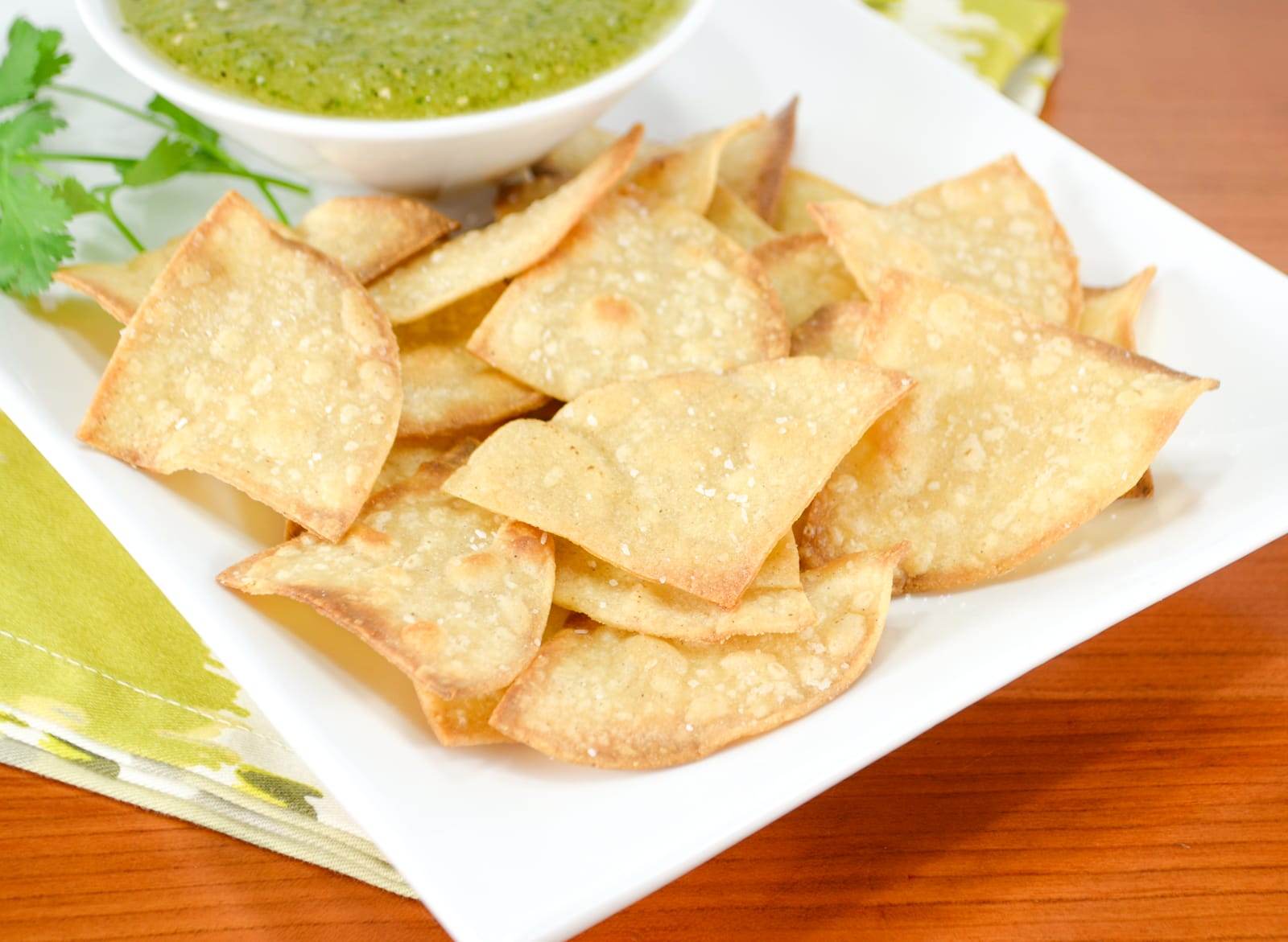 Homemade Baked Tortilla Chips