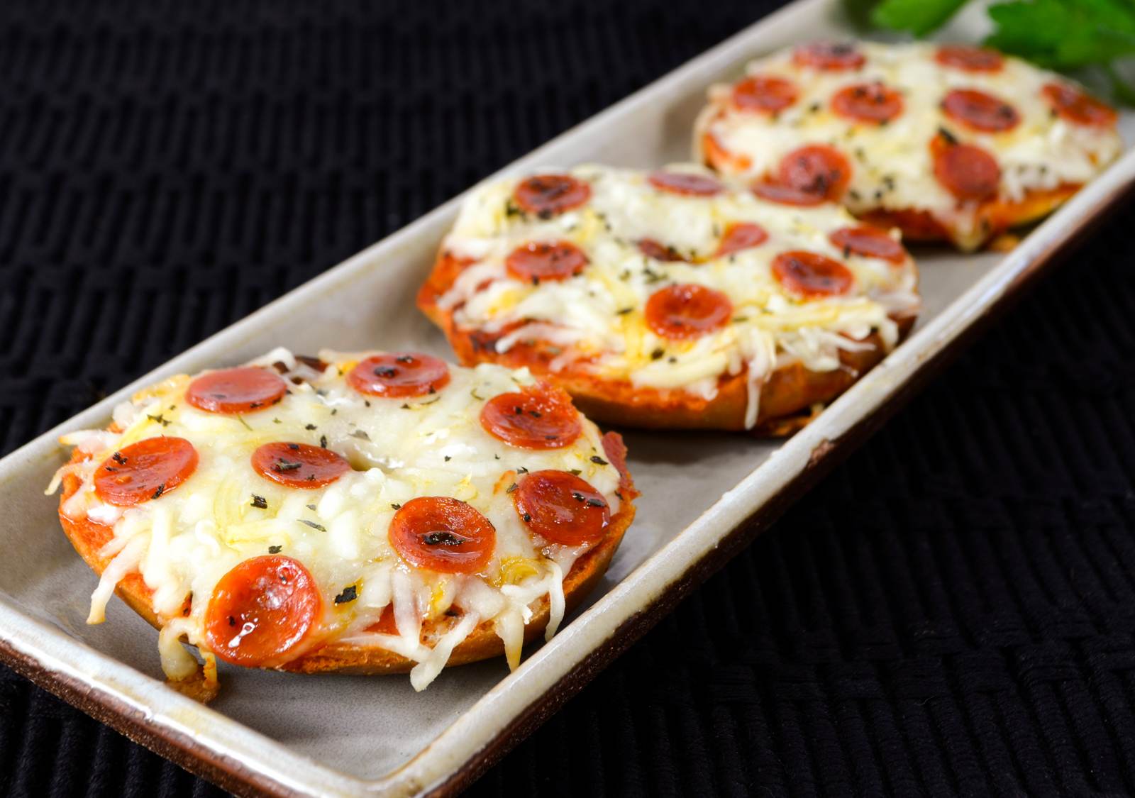 Mini Bagel Pizzas