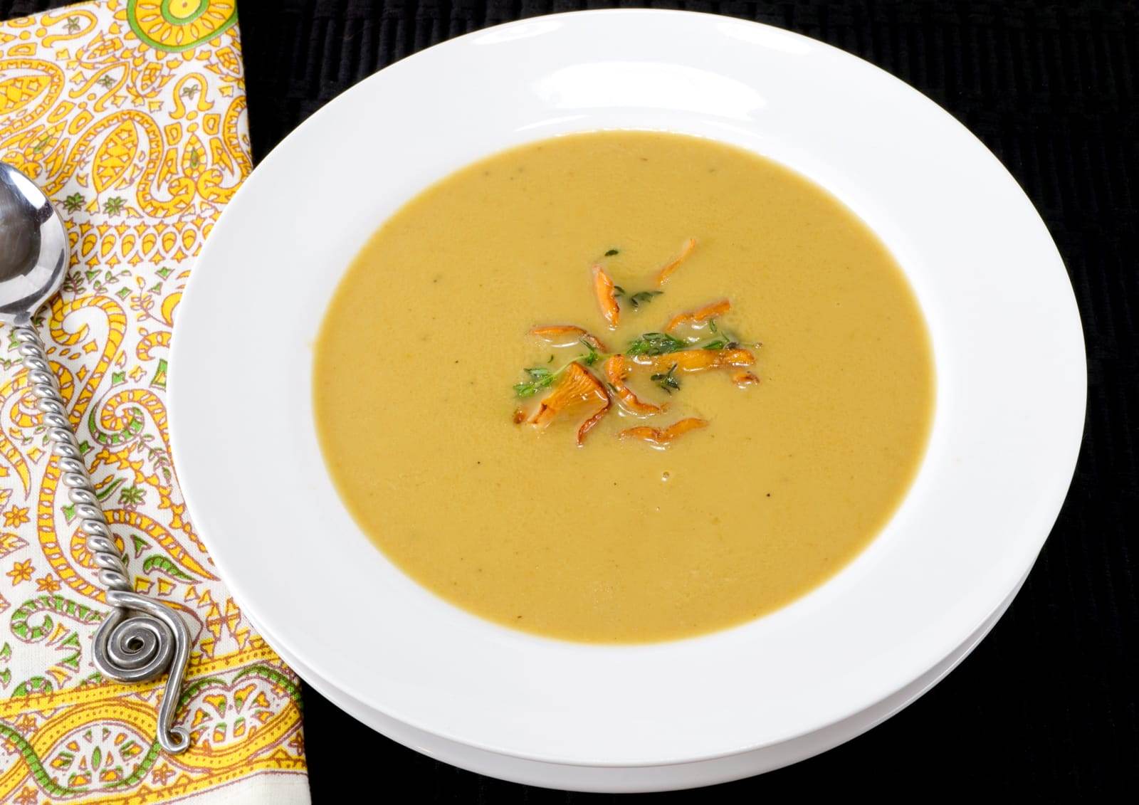 Creamy Chanterelle Mushroom Soup