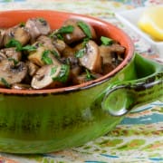 Mushroom Sauté with Lemon and Garlic