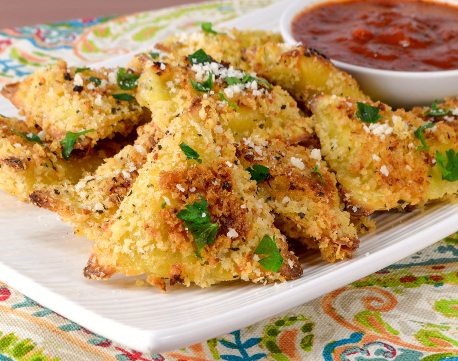 Crispy Baked Ravioli