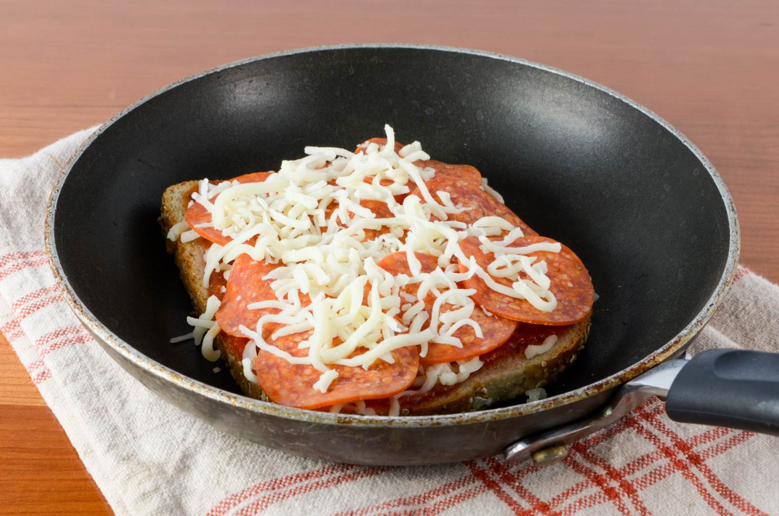 Pepperoni Pizza Grilled Cheese Sandwich