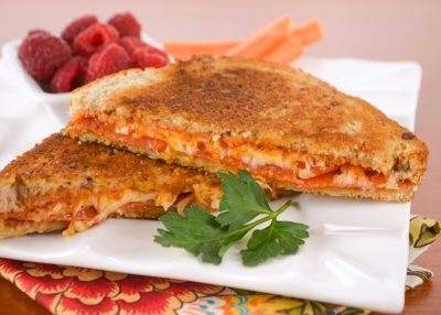 Pepperoni Pizza Grilled Cheese Sandwich