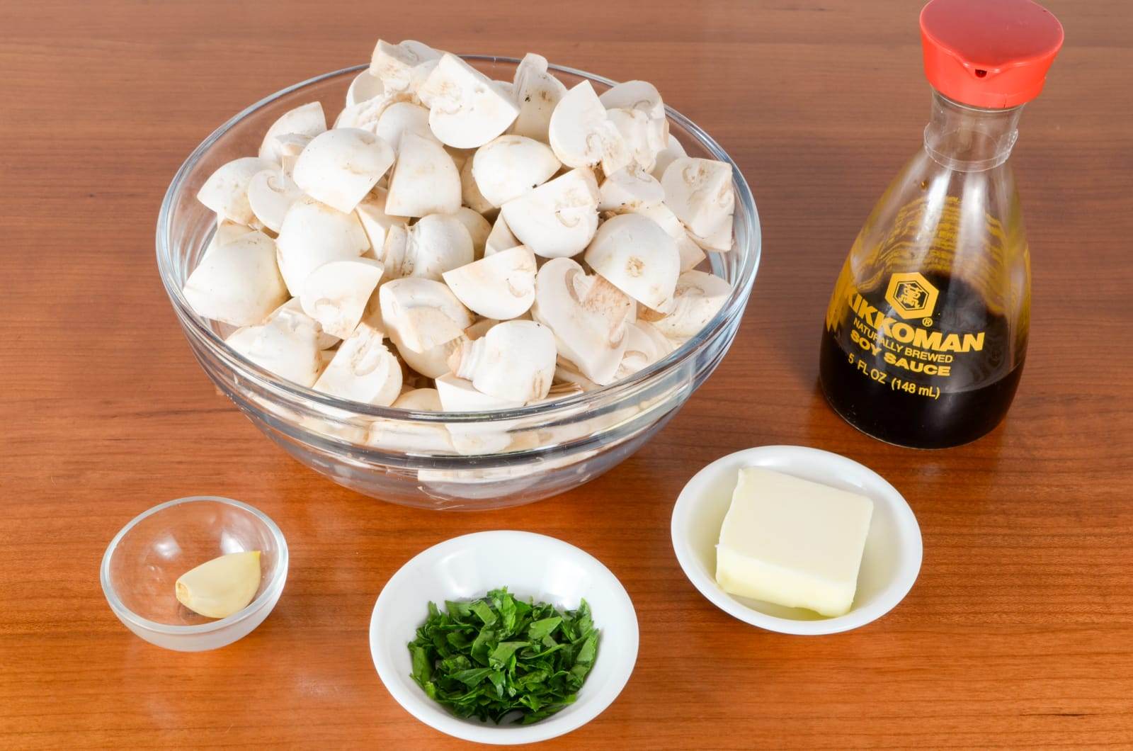 Mushroom Sauté with Soy, Butter, and Garlic