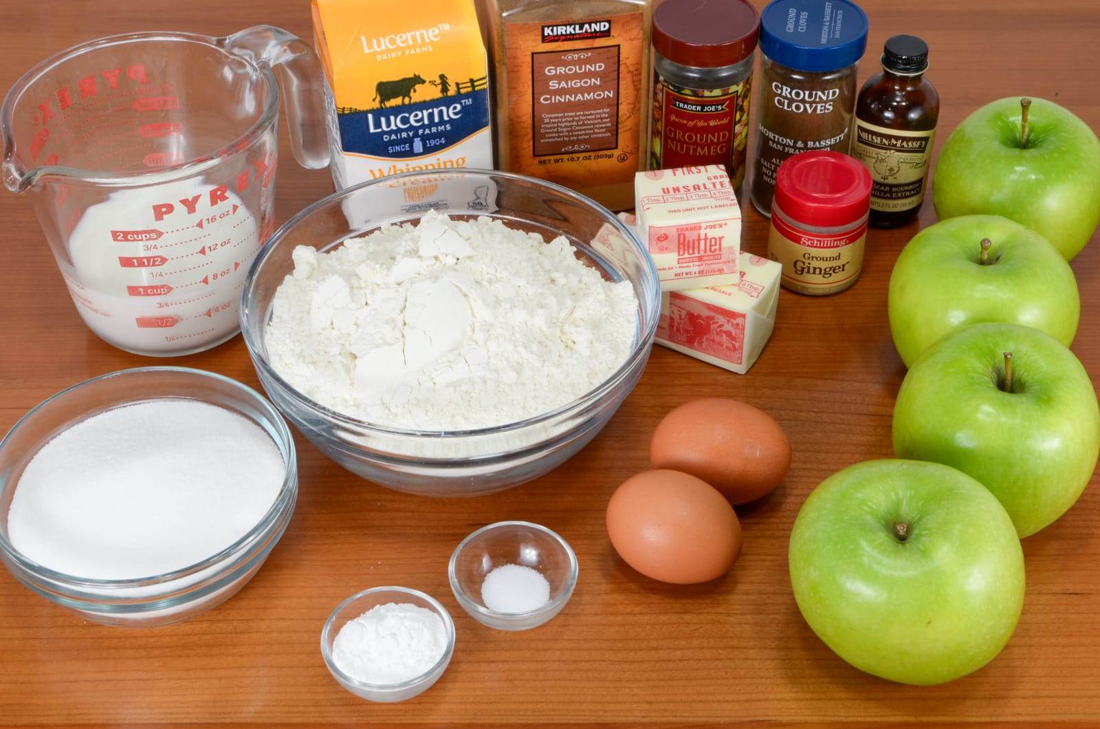 Irish Apple Cake with Cinnamon Whipped Cream