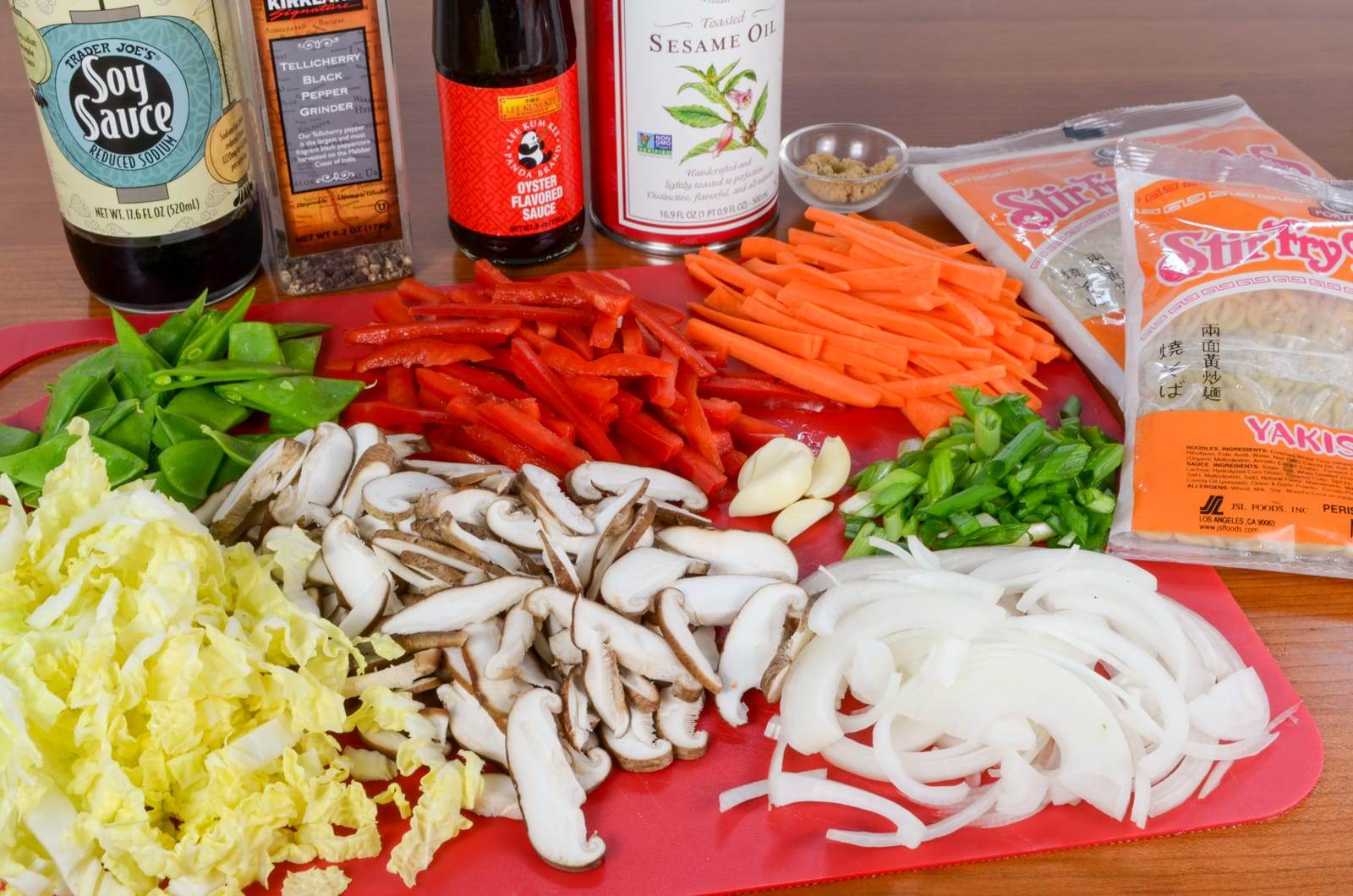 Vegetable Ramen Stir Fry