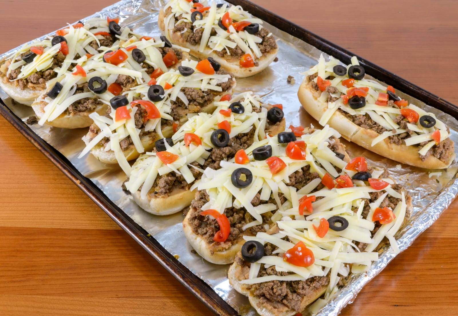 Taco French Bread Pizza