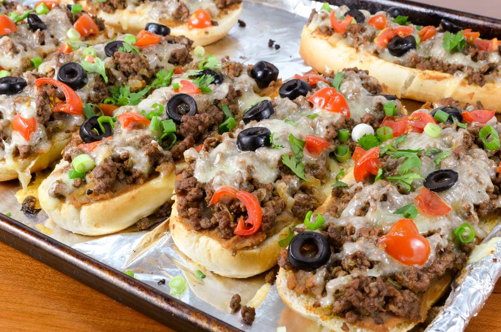 Taco French Bread Pizza