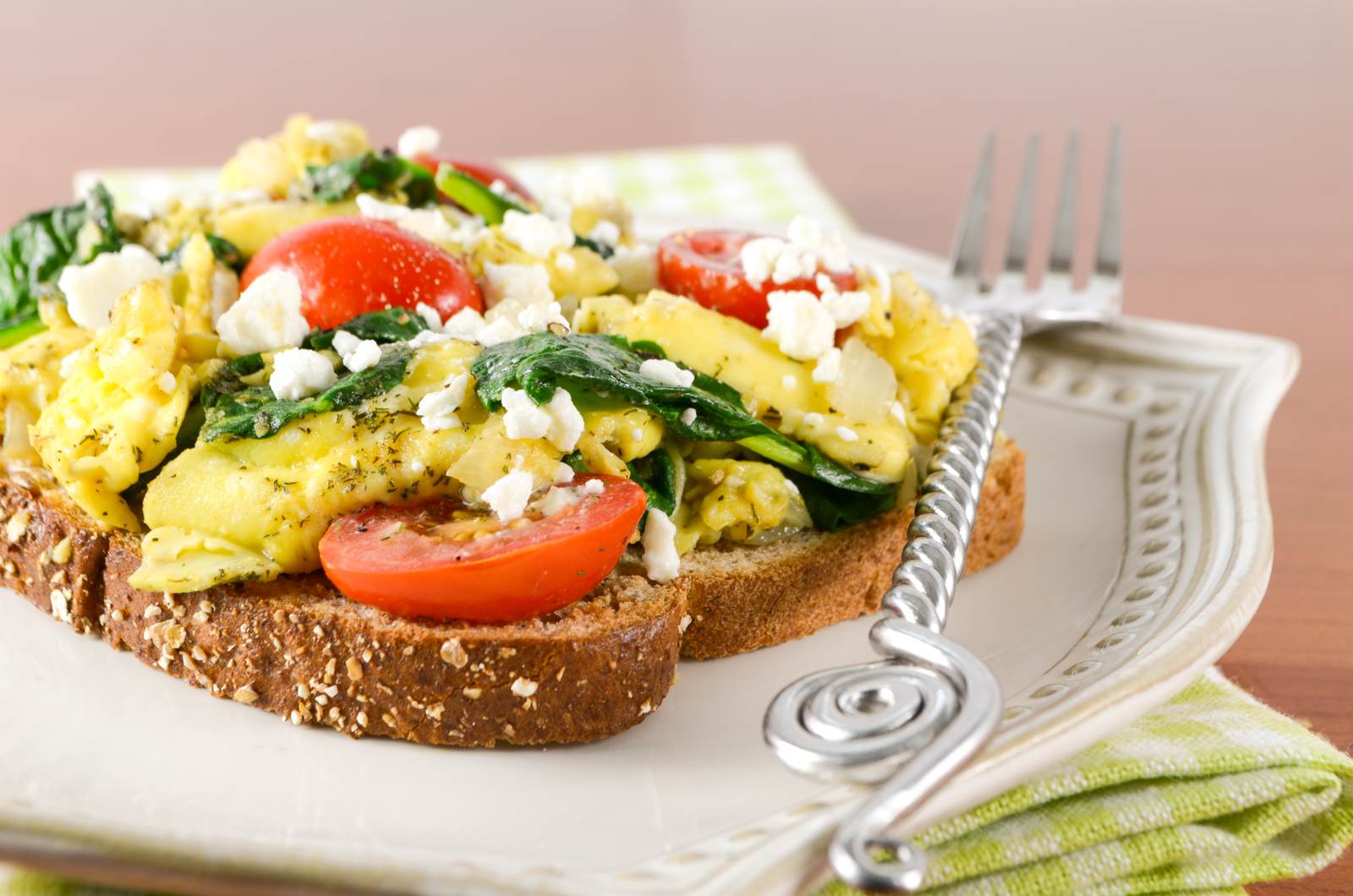 Veggie Scramble on Toast