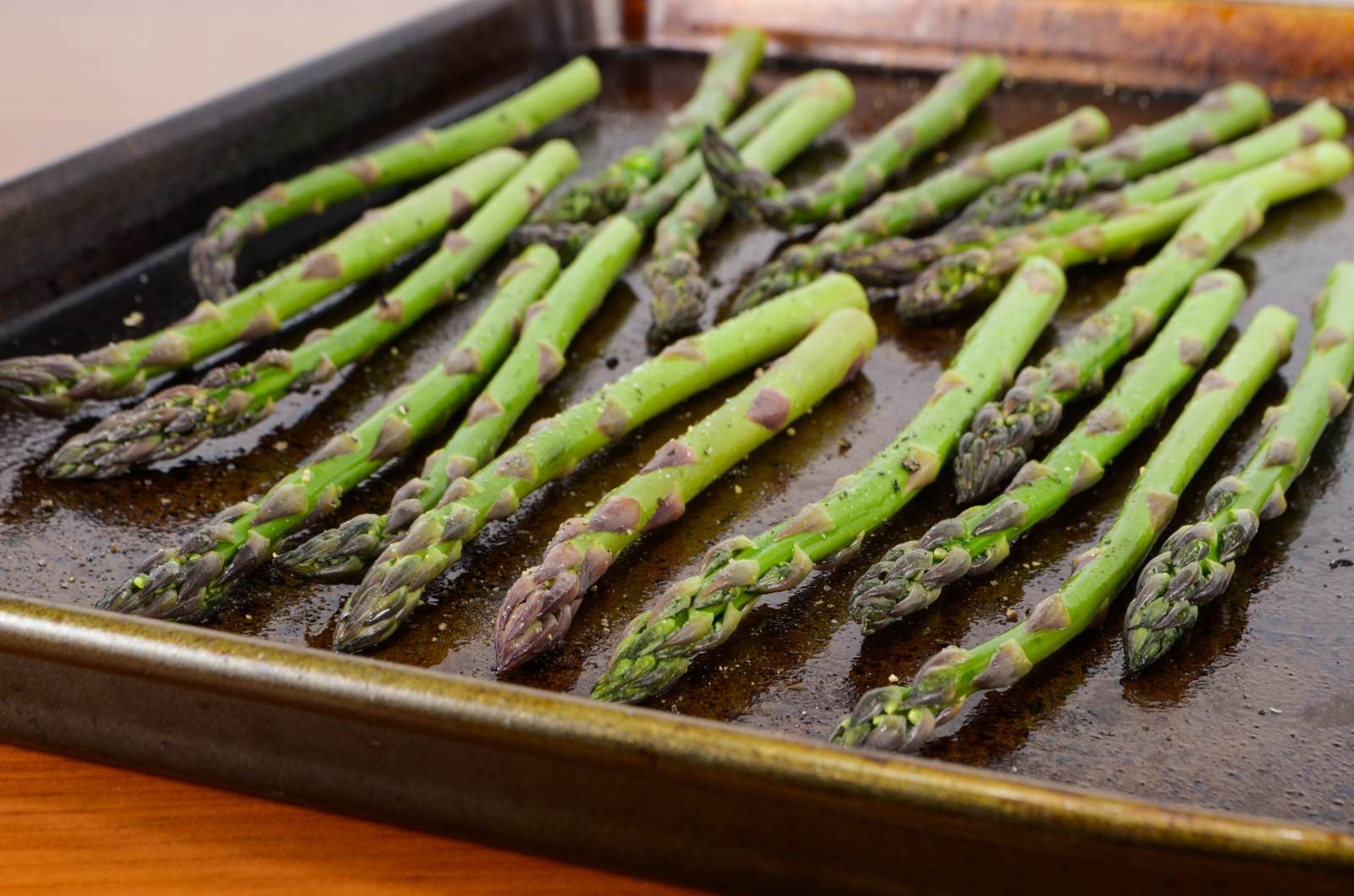 Garlic Browned Butter Roasted Asparagus