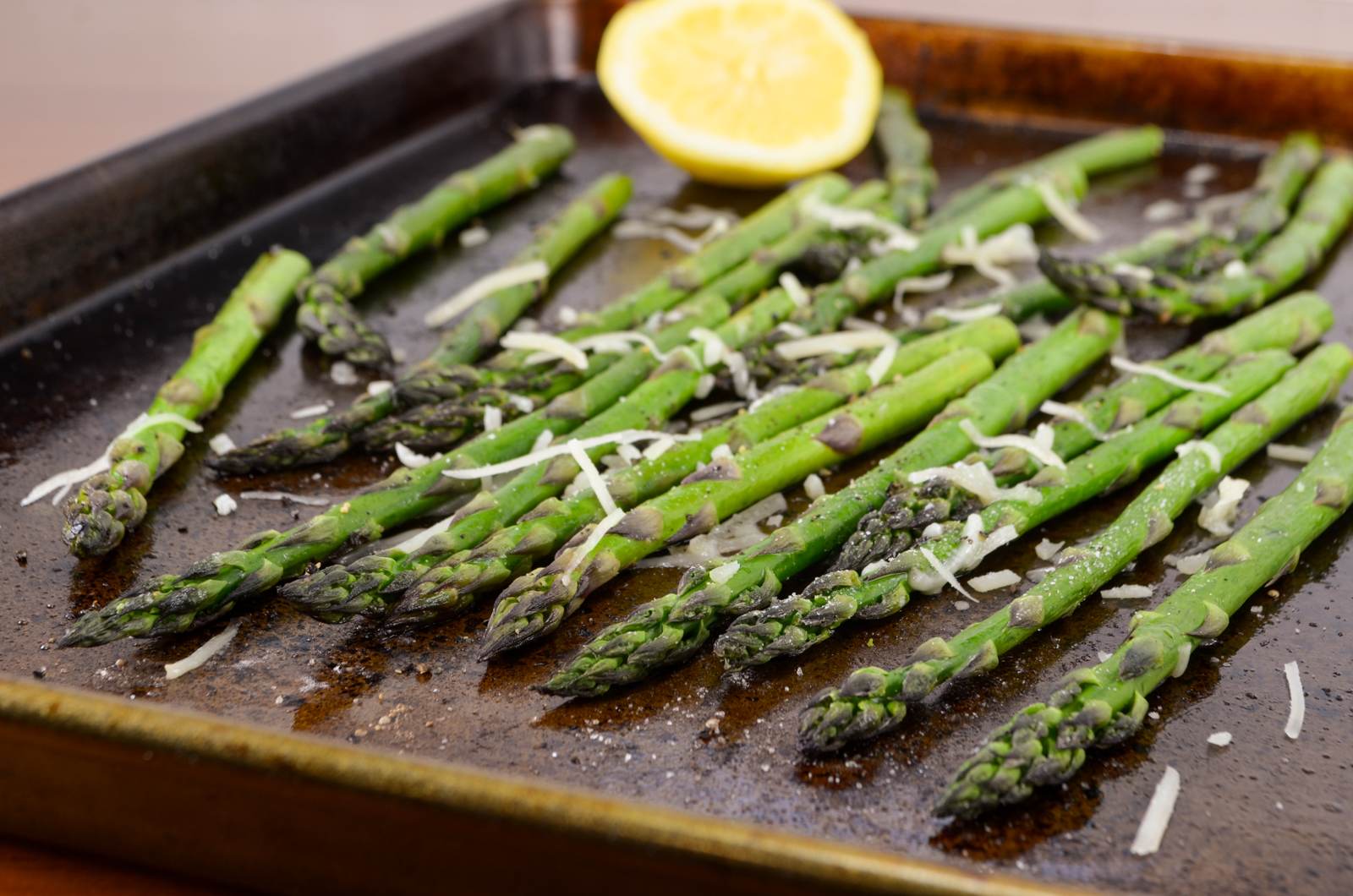 Garlic Browned Butter Roasted Asparagus