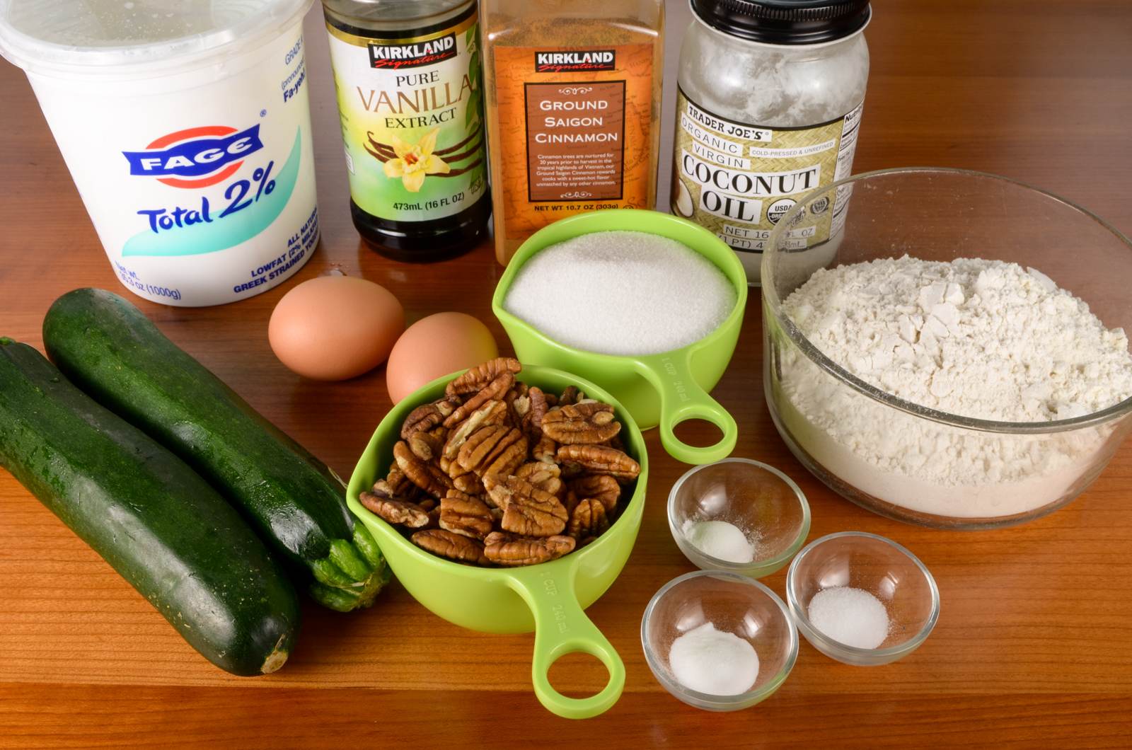 Yogurt Zucchini Bread with Pecans