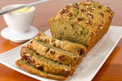 Yogurt Zucchini Bread with Pecans