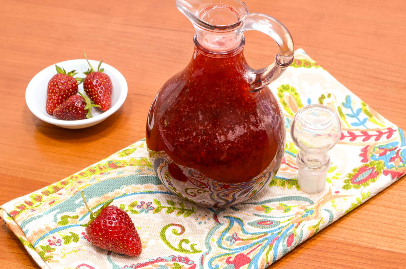 Strawberry-Vanilla Bean Syrup