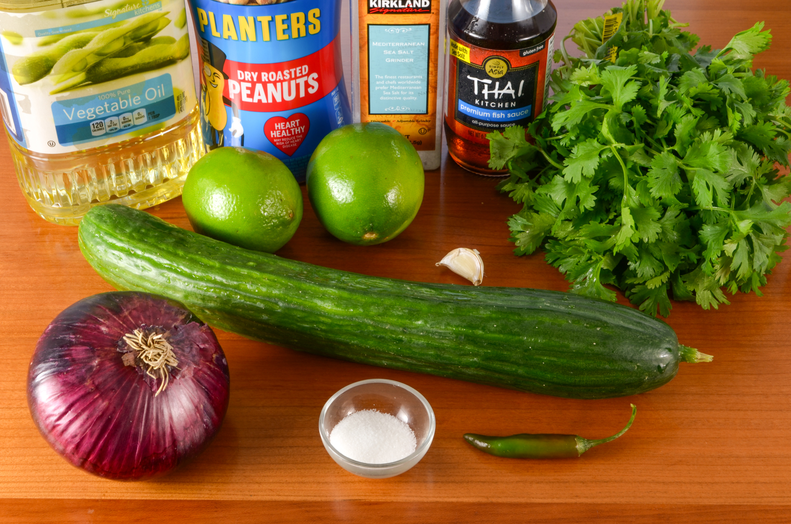 Thai Cucumber Salad with Peanuts