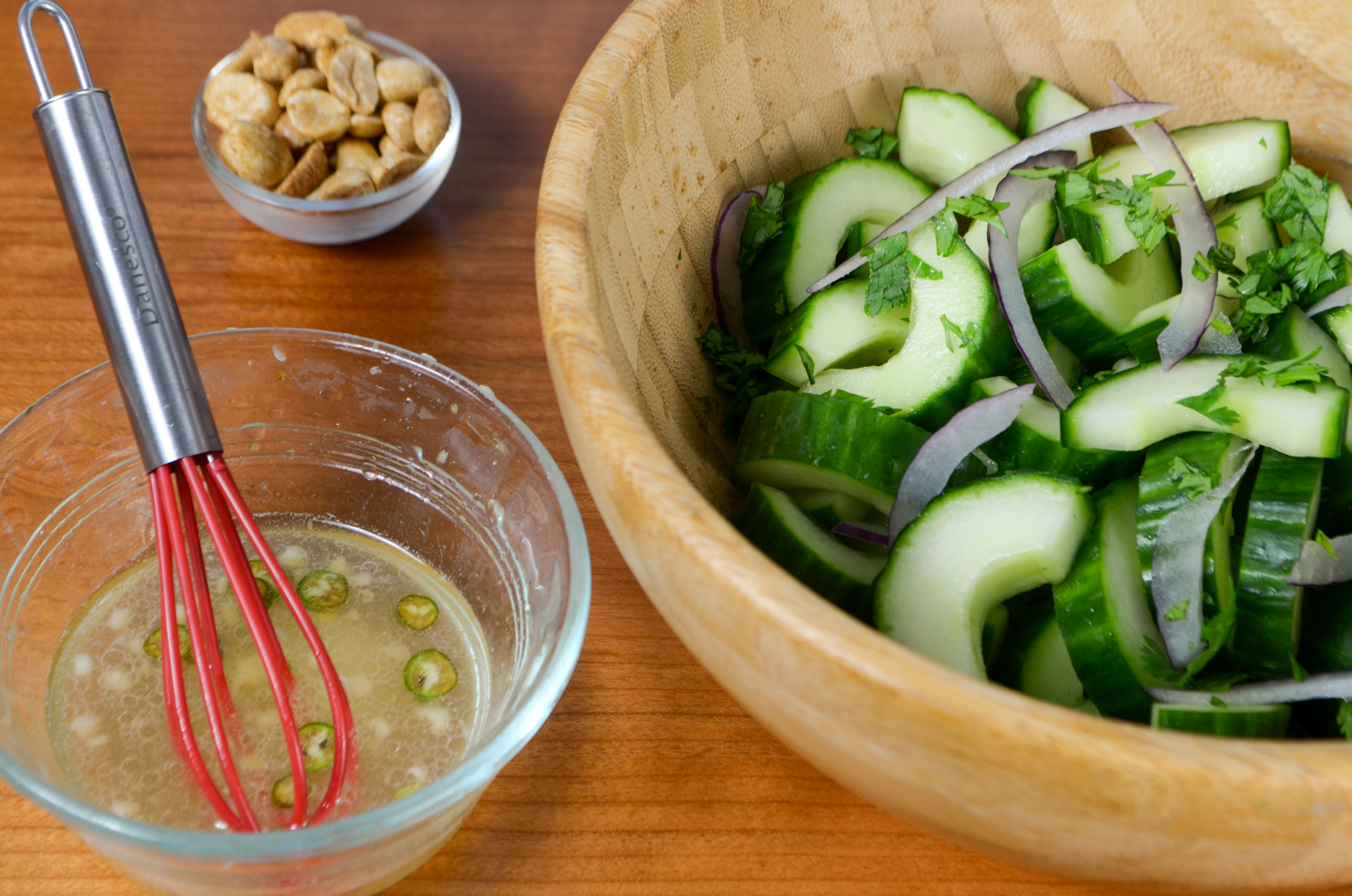 Thai Cucumber Salad with Peanuts