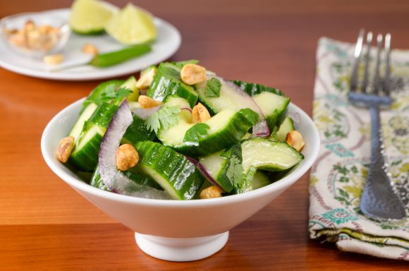 Thai Cucumber Salad with Peanuts