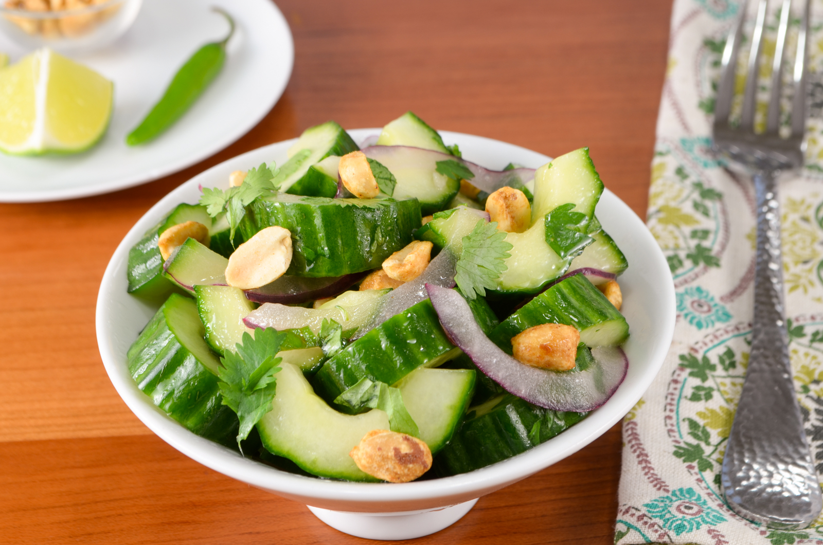 Thai Cucumber Salad with Peanuts