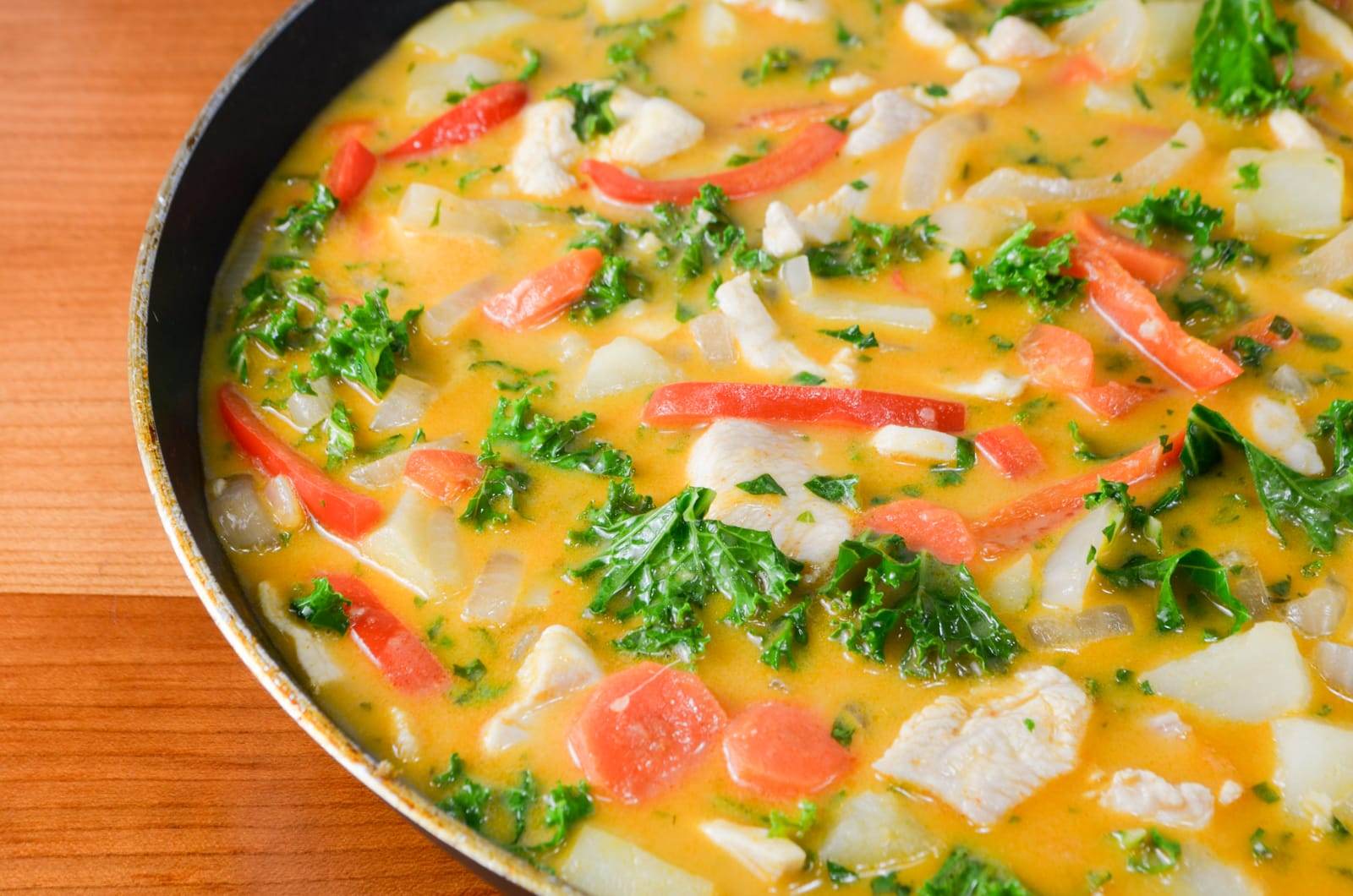 Thai Red Curry with Chicken and Vegetables