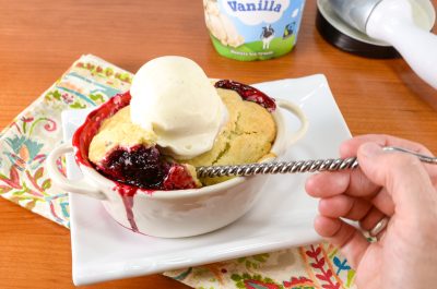 Mini Blackberry Cobbler