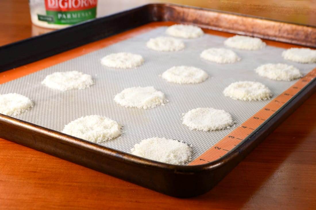 Mini Parmesan Crisps