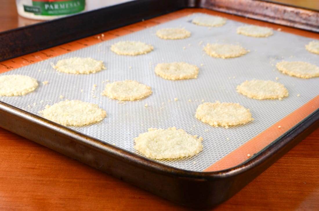 Mini Parmesan Crisps