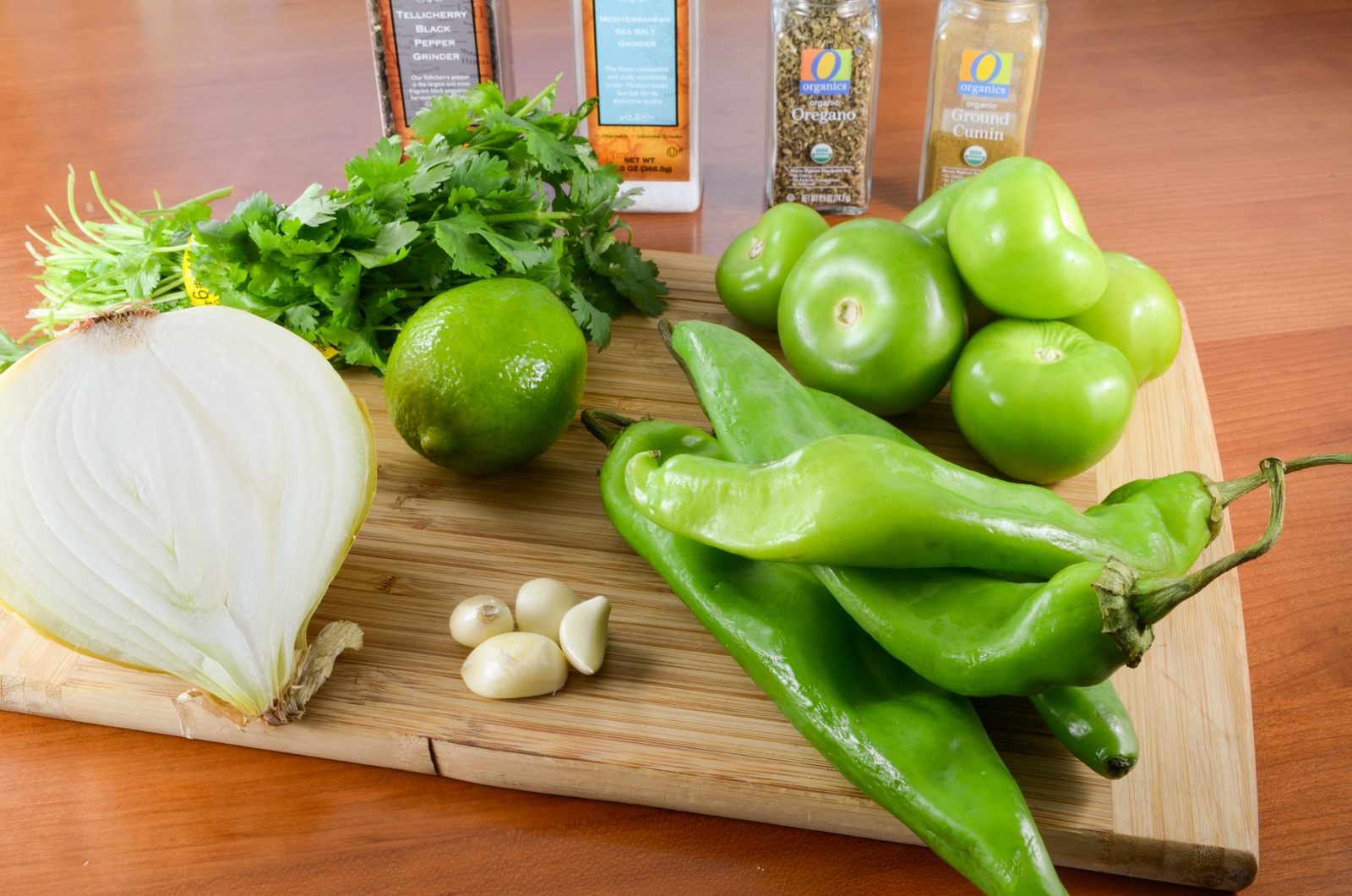 Roasted Hatch Chile Salsa Verde