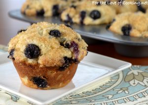 Blueberry Sour Cream Muffins