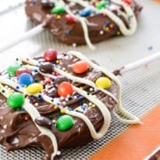 Chocolate Dipped Apple Pops