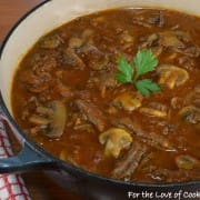 Rustic Slow-Simmered Mushroom and Meat Sauce