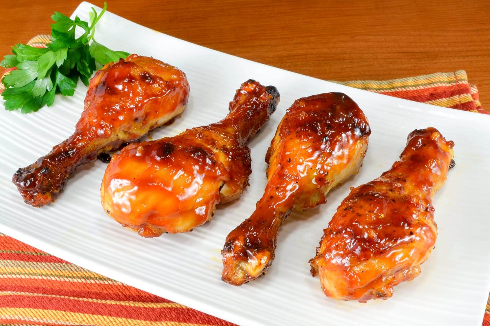 Sticky Oven-Roasted Apple Cider Barbecue Chicken