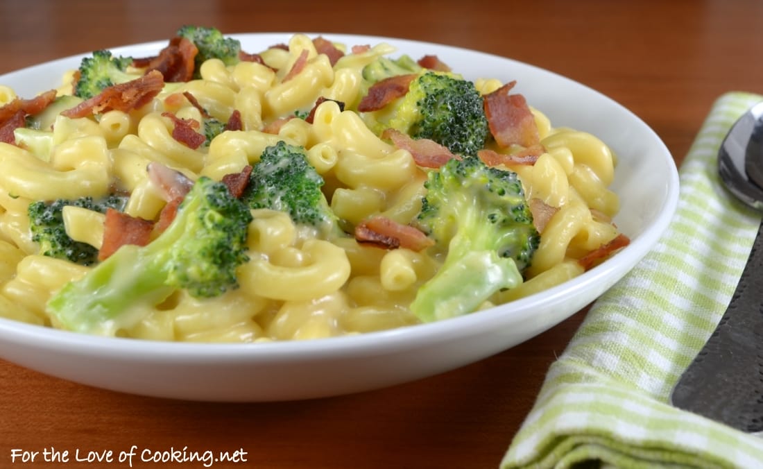 Macaroni And Cheese With Broccoli And Bacon For The Love Of Cooking