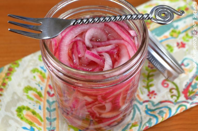 Quick Pickled Onions | For the Love of Cooking
