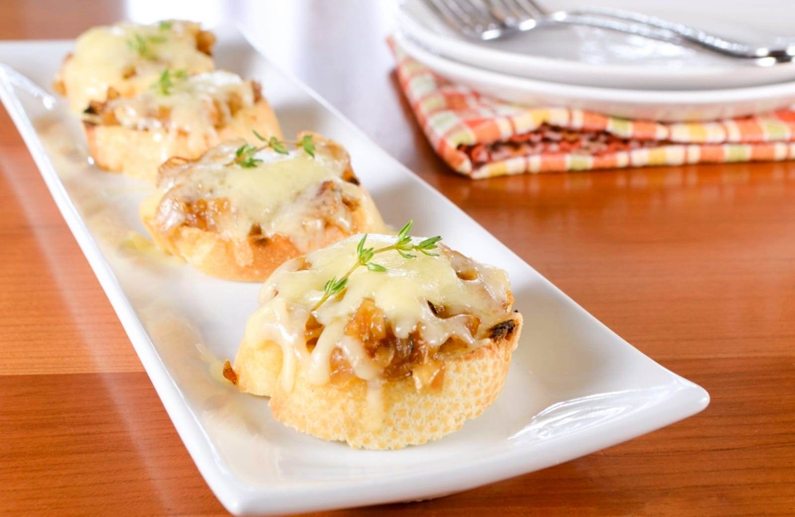 French Onion Crostini