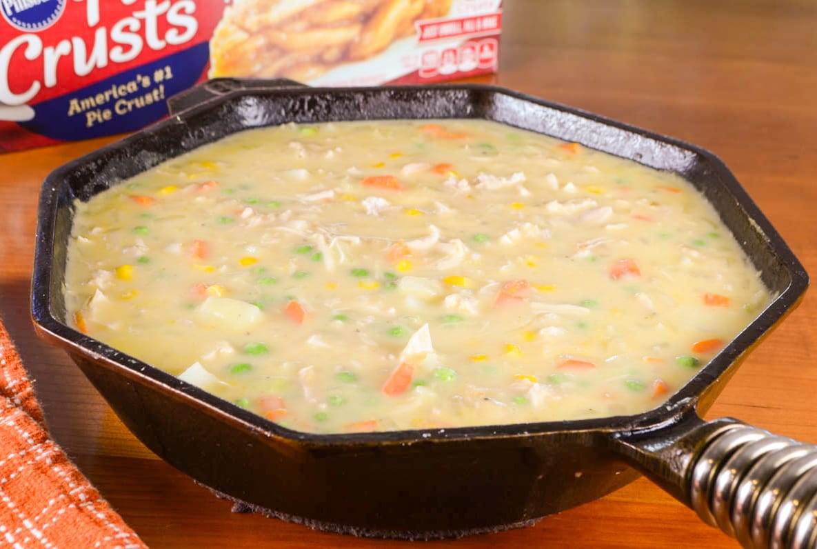 Cast Iron Skillet Chicken Pot Pie