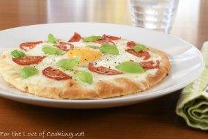 Caprese Breakfast Pizza